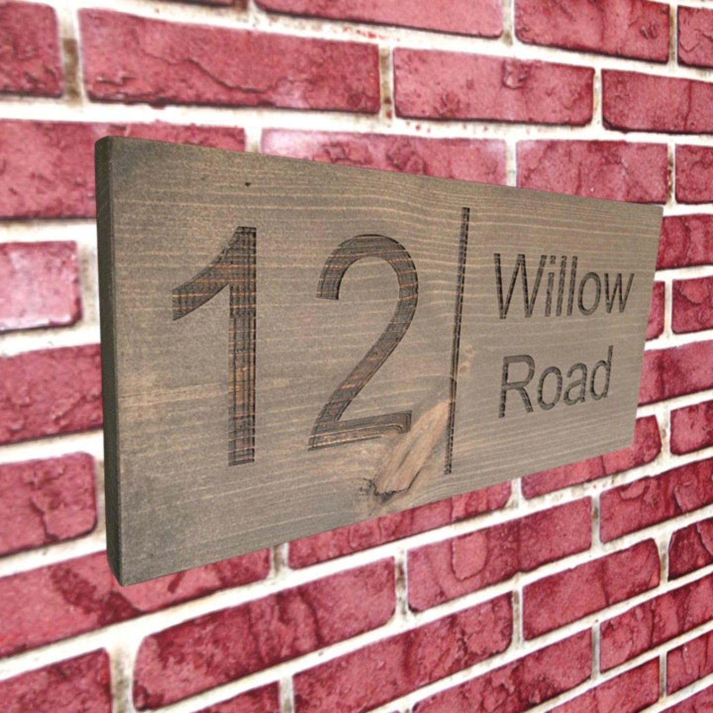 Wooden House Sign