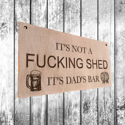 Dads Bar Wooden Sign