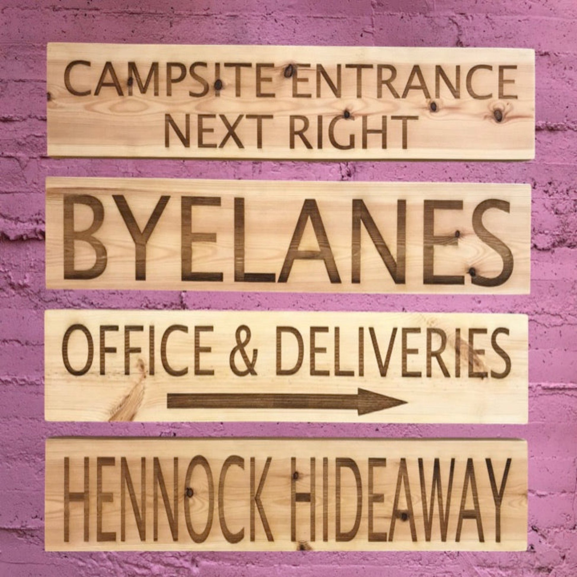 Personalised Wooden Signs
