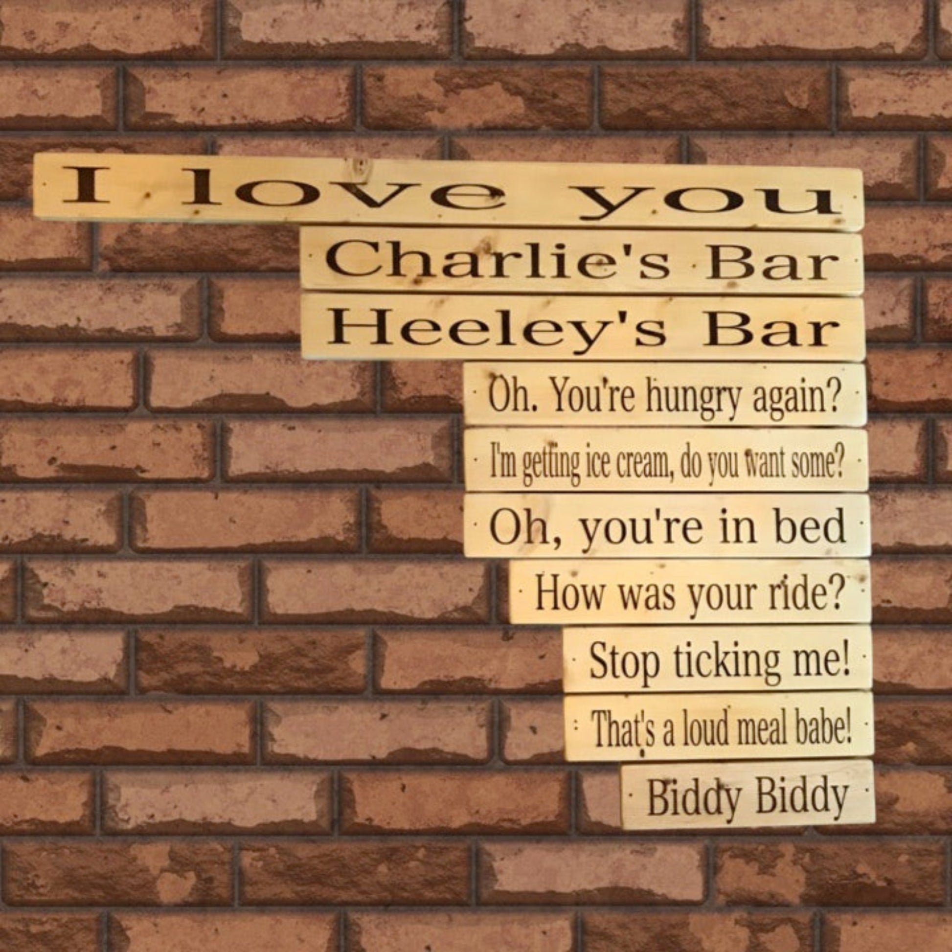 Personalised Wooden Signs